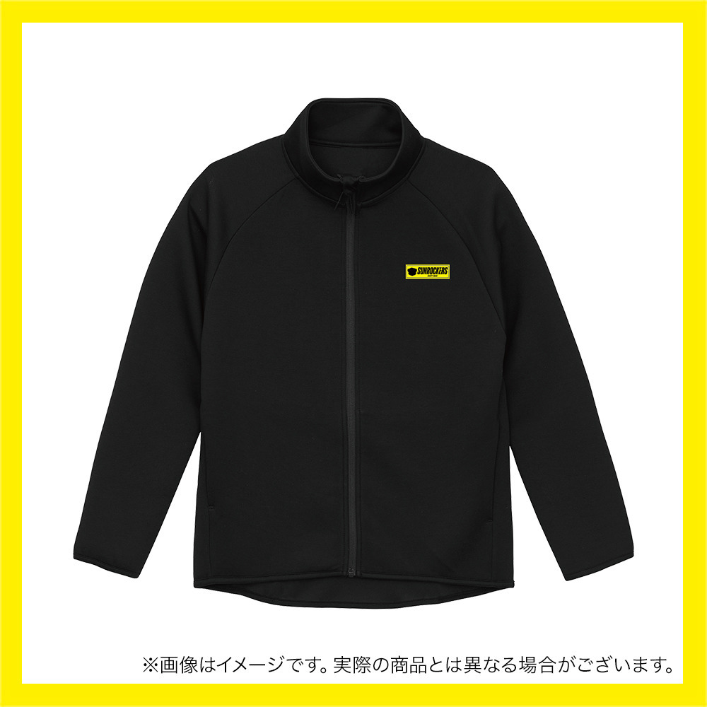 シリコンワッペンダンボールニットフルジップジャケット 詳細画像 ブラック 2